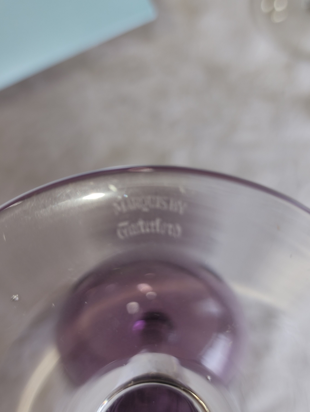 Waterford Marquis "Polka Dot" Crystal Wine Glasses, Set of 8 - Picture 5 of 5